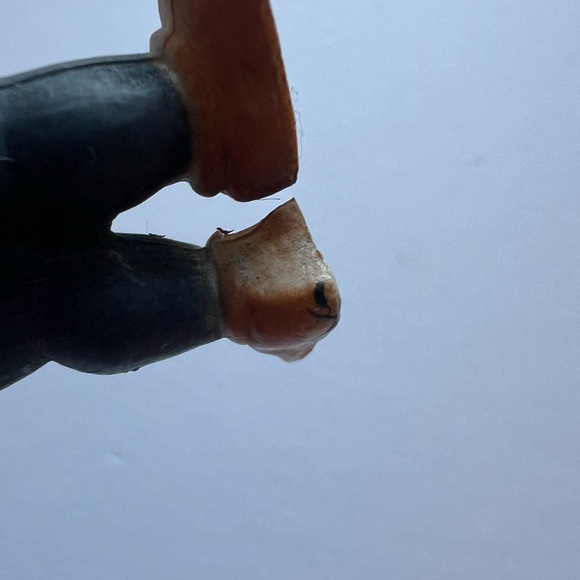 Set Of 4 Vintage Gnome Elf Dwarf Christmas Holiday Ornaments Macau Hong Kong - Picture 4 of 5